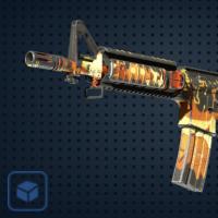 【平台担保 steam平台-CS2装备皮肤交易】M4A4 | 炼狱之火 (战痕累累)【自动发货 0秒入库】