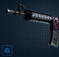 【平台担保 steam平台-CS2装备皮肤交易】M4A4 | 黑色魅影 (久经沙场)【自动发货 0秒入库】