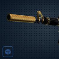 【平台担保 steam平台-CS2装备皮肤交易】M4A1消音版（StatTrak™） | 金蛇缠绕 (略有磨损)【自动发货 0秒入库】