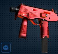 【平台担保 steam平台-CS2装备皮肤交易】MP9（纪念品） | 赤红新星 (略有磨损)【自动发货 0秒入库】