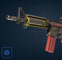 【平台担保 steam平台-CS2装备皮肤交易】M4A4 | 钢铁红流 (崭新出厂)【自动发货 0秒入库】