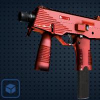 【平台担保 steam平台-CS2装备皮肤交易】MP9（纪念品） | 赤红新星 (略有磨损)【自动发货 0秒入库】