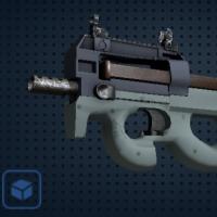 【平台担保 steam平台-CS2装备皮肤交易】P90（纪念品） | 暴风呼啸 (崭新出厂)【自动发货 0秒入库】
