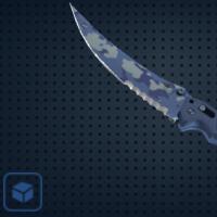 【平台担保 steam平台-CS2装备皮肤交易】折叠刀（★） | 澄澈之水 (略有磨损)【自动发货 0秒入库】