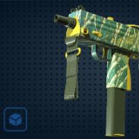 【平台担保 steam平台-CS2装备皮肤交易】MAC-10 | 白杨丛 (崭新出厂)【自动发货 0秒入库】