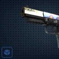 【平台担保 steam平台-CS2装备皮肤交易】FN57（StatTrak™） | 表面淬火 (破损不堪)【自动发货 0秒入库】