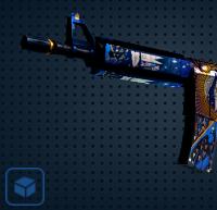 【平台担保 steam平台-CS2装备皮肤交易】M4A4 | 皇帝 (略有磨损)【自动发货 0秒入库】