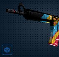 【平台担保 steam平台-CS2装备皮肤交易】M4A4 | 赛博 (崭新出厂)【自动发货 0秒入库】
