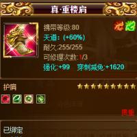  【平台担保 畅游平台-天龙八部装备交易】真·重楼肩【自动发货 0秒入库】