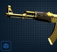 【平台担保 steam平台-CS2装备皮肤交易】AK-47（纪念品） | 黄金藤蔓 (崭新出厂)【自动发货 0秒入库】