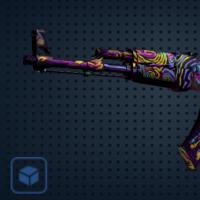【平台担保 steam平台-CS2装备皮肤交易】AK-47（StatTrak™） | 夜愿 (崭新出厂)【自动发货 0秒入库】