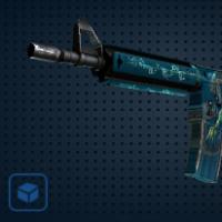 【平台担保 steam平台-CS2装备皮肤交易】M4A4 | 波塞冬 (略有磨损)【自动发货 0秒入库】