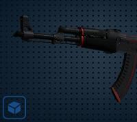 【平台担保 steam平台-CS2装备皮肤交易】AK-47（StatTrak™） | 红线 (略有磨损)【自动发货 0秒入库】