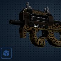 【平台担保 steam平台-CS2装备皮肤交易】P90（纪念品） | 豹走 (久经沙场)【自动发货 0秒入库】