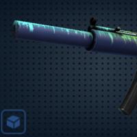 【平台担保 steam平台-CS2装备皮肤交易】MP5-SD | 磷光体 (破损不堪)【自动发货 0秒入库】