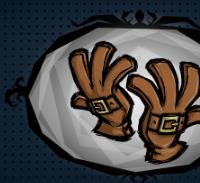 【平台担保 steam平台-饥荒Buckled装备皮肤交易】Buckled Gloves (Leaves In Autumn Orange)